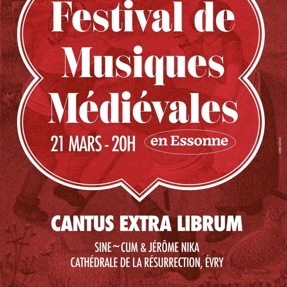 Concert “Cantus extra librum” @ Evry Cathedral